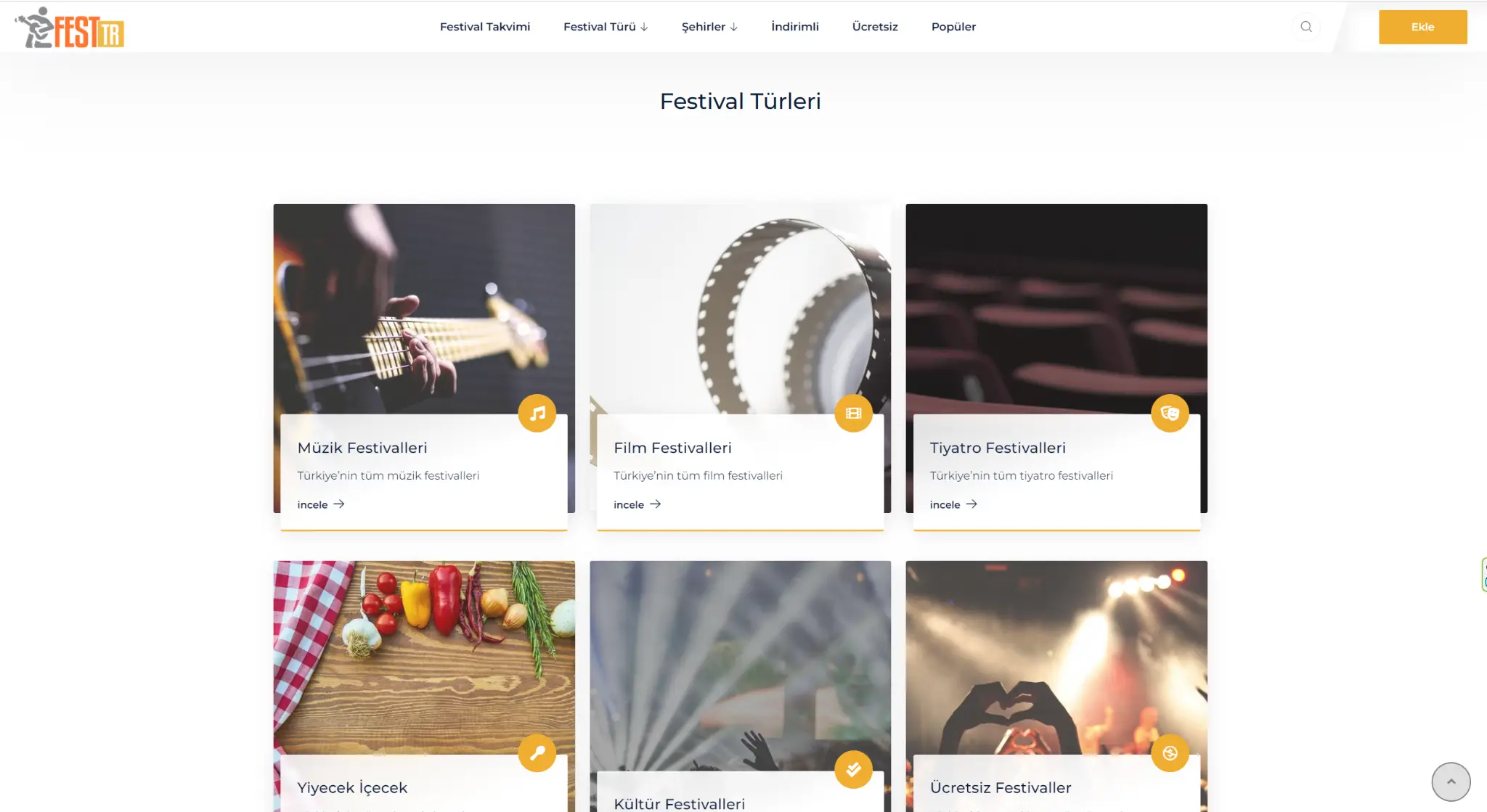 ❤ İndirimli Festivaller