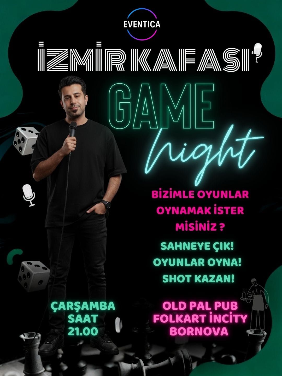 İzmir’de İzmir Kafası Game Night | İnteraktif Oyun Deneyimi