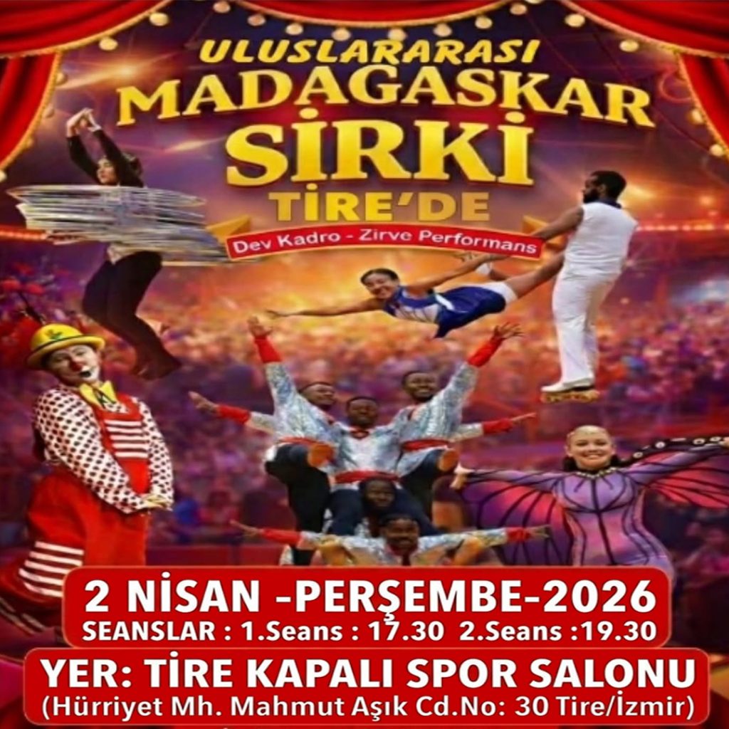 Madagaskar Sirki – Büyülü Dünya Turu – Tire