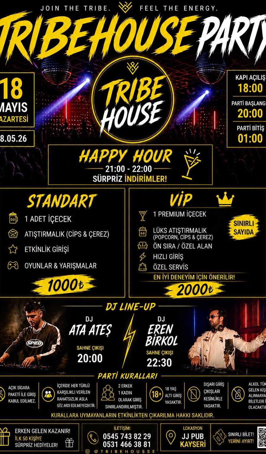 Dj Party &amp; Tribe to Meet - Kayseri
