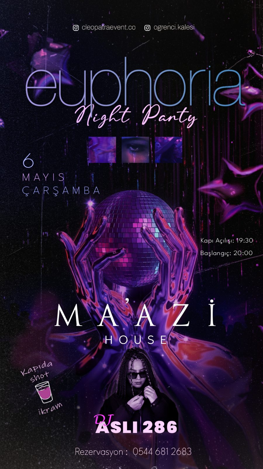 Euphoria Night Party icin geri sayim: Çanakkale etkinlik rehberi görseli - Euphoria Night Party, Çanakkale takviminde dikkat