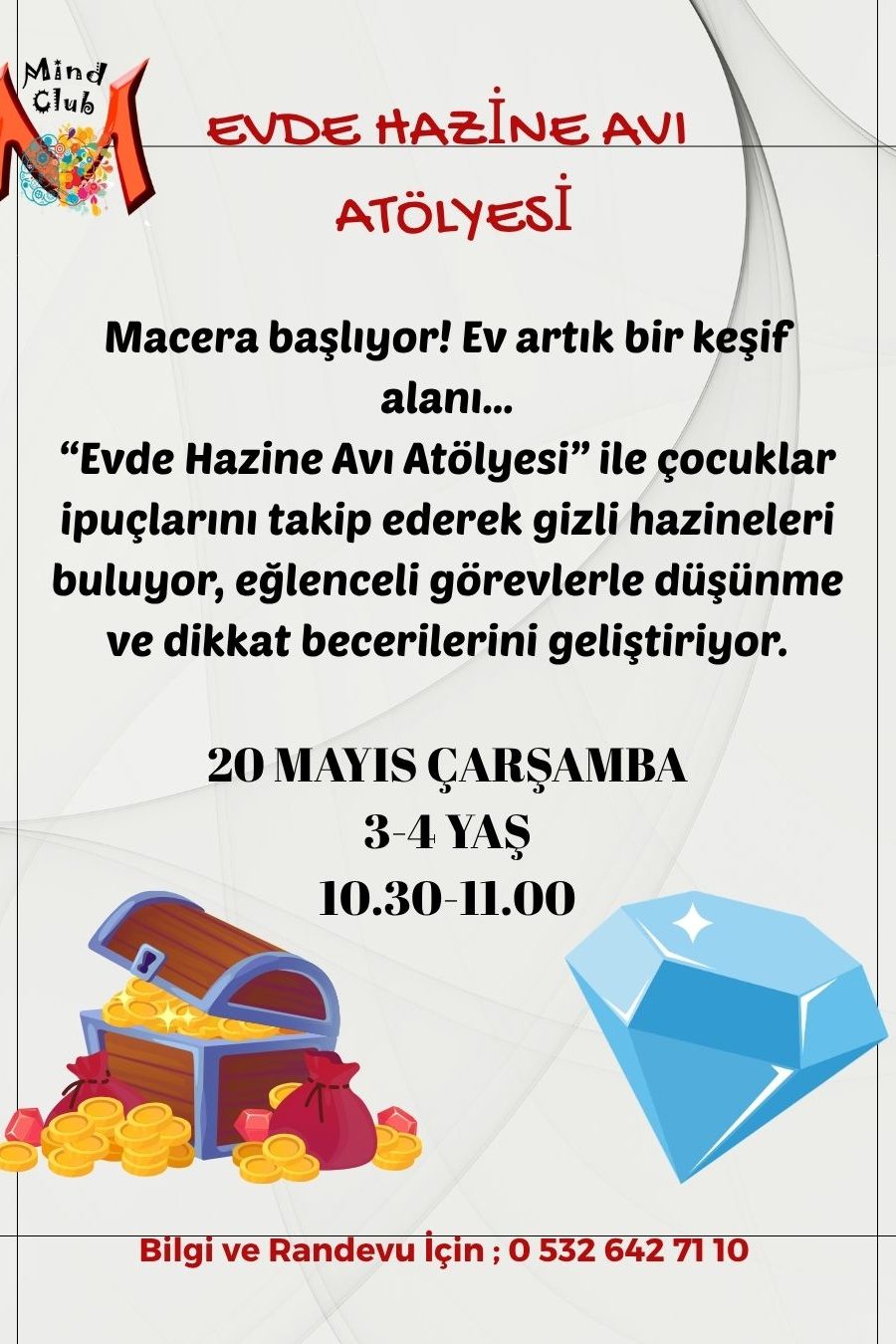 Evde Hazine Avı Atölyesi - İstanbul