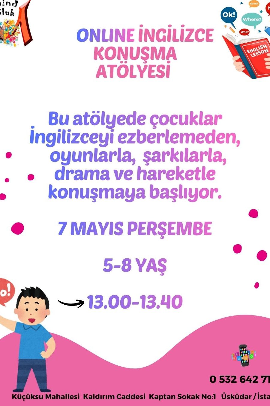 İngilizce Konuşma Atölyesi - İstanbul