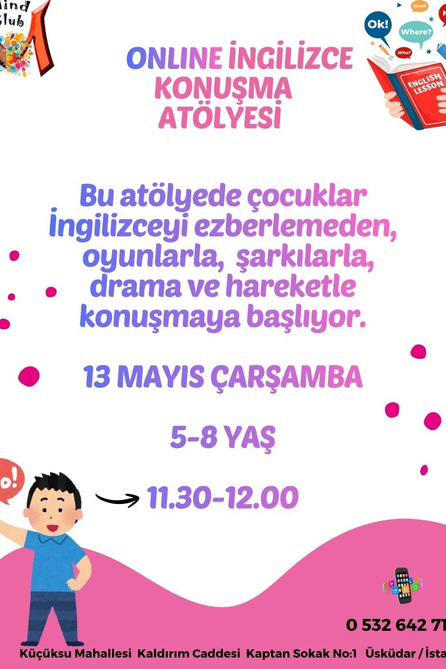 İngilizce Konuşma Atölyesi - İstanbul