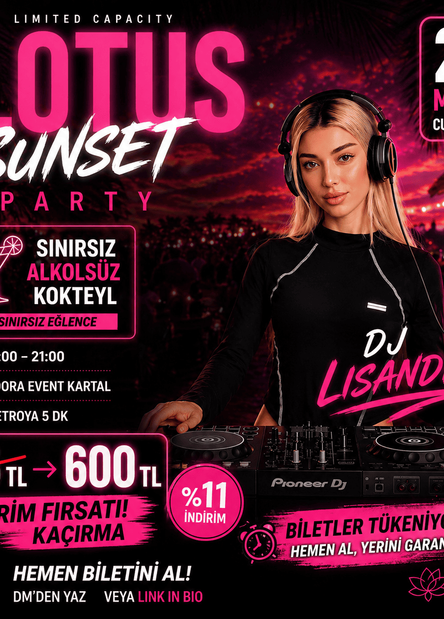 Lotus Sunset Party - İstanbul