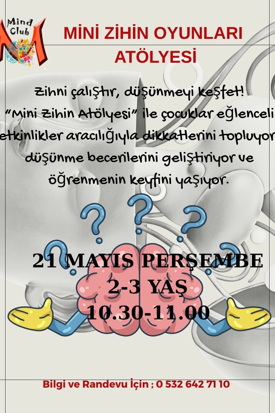 Mini Zihin Oyunları Atölyesi - İstanbul