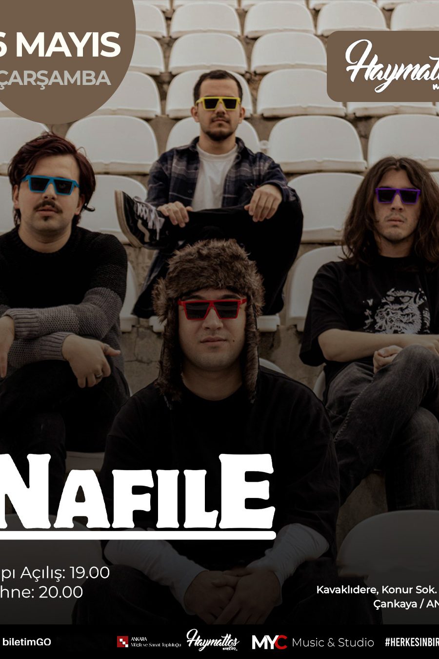 Ankara'de N-FİLE Konseri (Haymatlos / Ankara) görseli - Ankara etkinlik takviminde yerini alan N-FİLE Konseri (Haymatlos…
