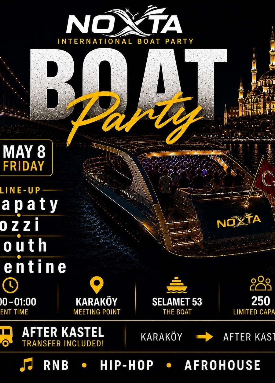 Noxta boat party - İstanbul