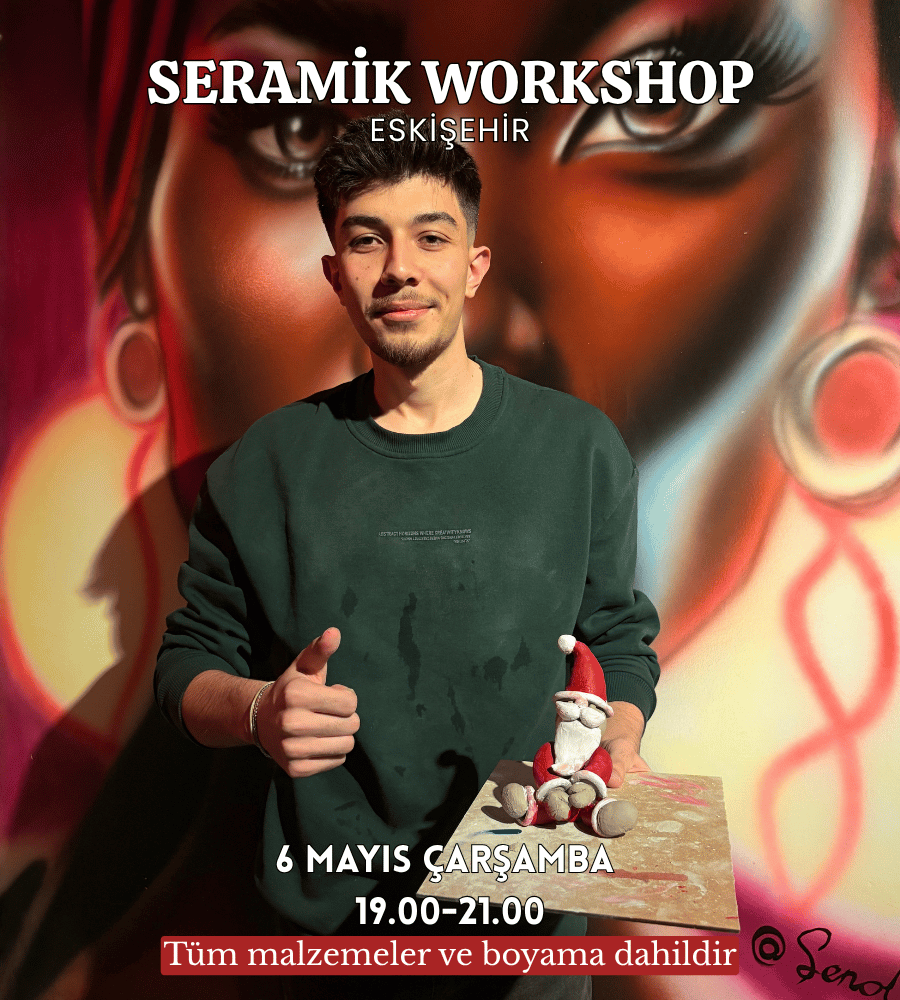 Seramik Workshop Eskişehir'de duzenleniyor: etkinlik bilgileri görseli - Seramik Workshop etkinligi icin Karnaval Barikat adr