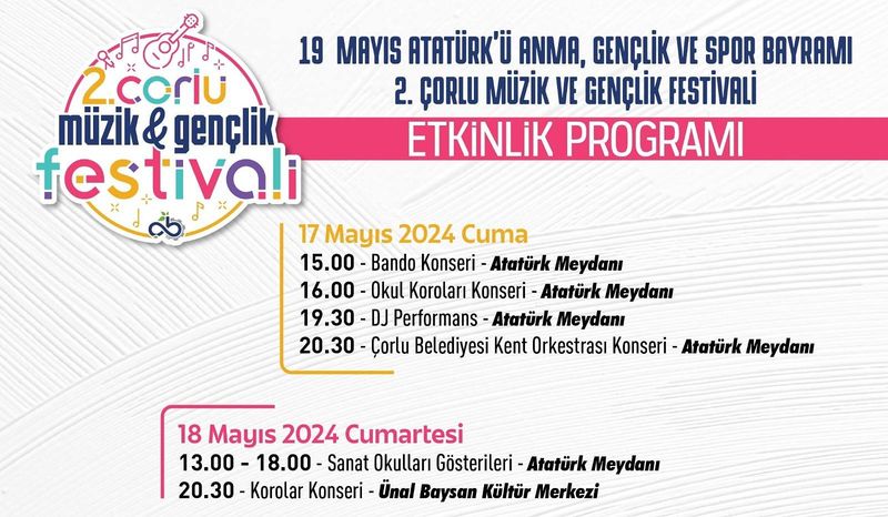 Çorlu Müzik ve Gençlik Festivali - Tekirdağ
