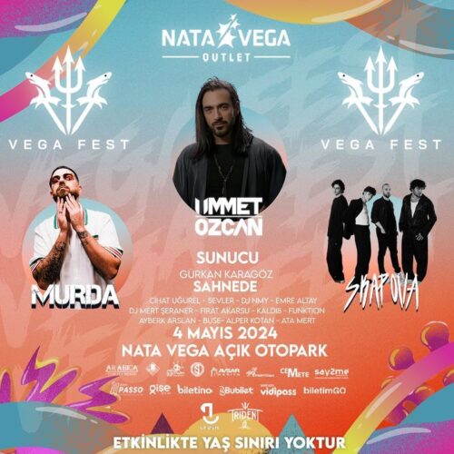 Vega Fest görseli - Ummet Ozcan, Murda ve Skapova 4 Mayıs’ta Vega…