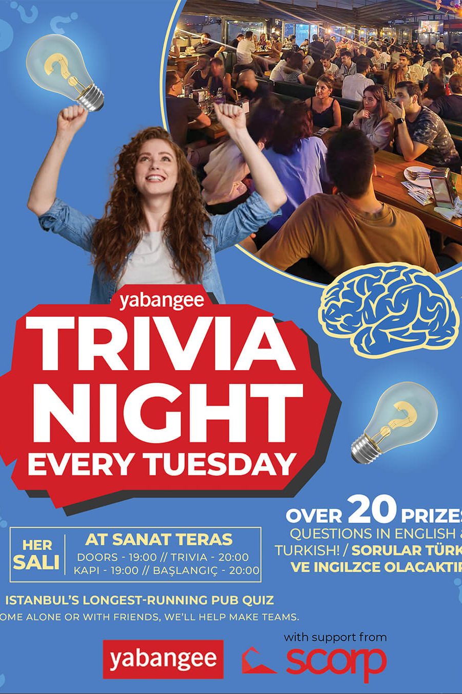Trivia Night: Questions in English & Turkish – 26 May. - İstanbul