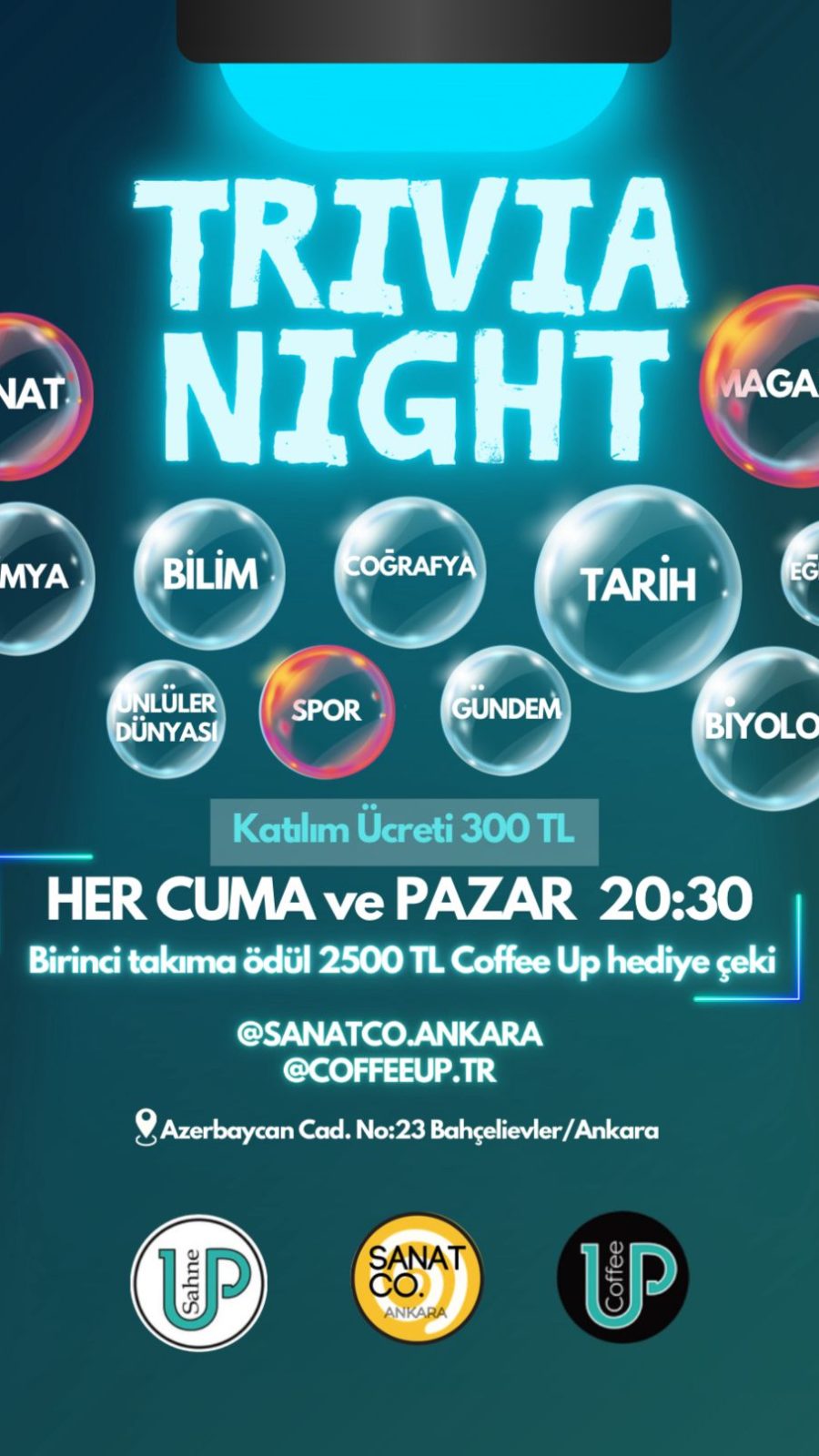 TRIVIA NIGHT YARIŞMASI - Ankara
