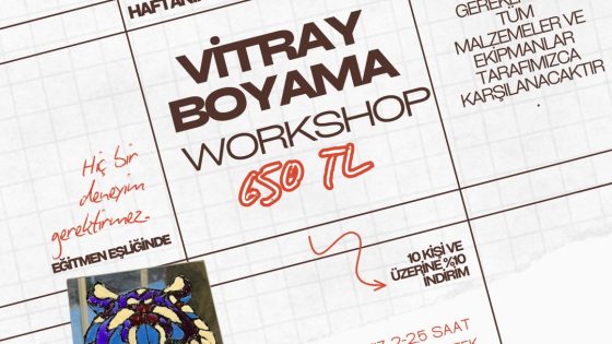 VİTRAY BOYAMA ATÖLYESİ – ANKARA