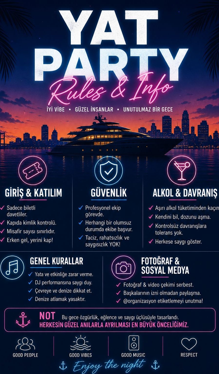 Yat Party - İstanbul