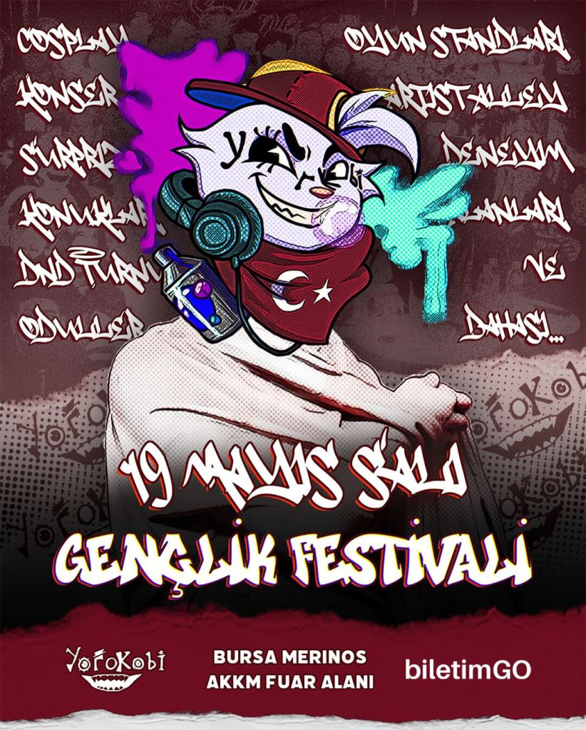 Bursa’de Yorokobi!Con – Gençlik Festivali